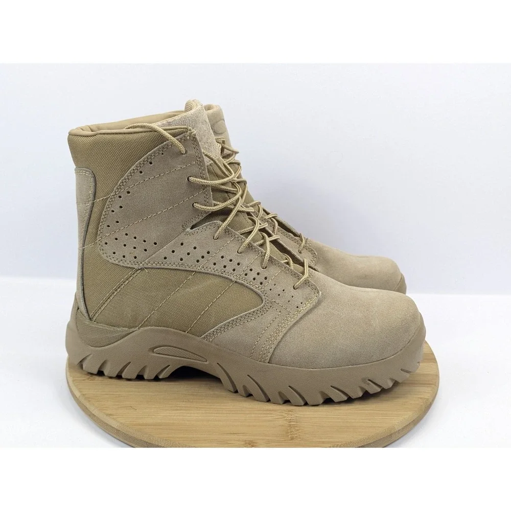 Oakley SI Assault 6 Desert Tan Suede Tactical Military Boots Mens 10 11100-100